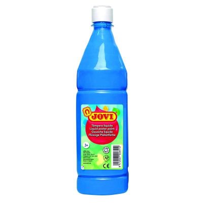 TEMPERA JOVI LIQUIDA 1L AZUL CYAN