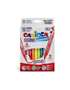 ROTULADOR ESCOLAR CARIOCA BIRELLO 12 COLORES