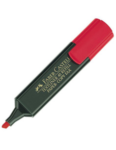 RESALTADOR FABER TEXTLINER 48 ROJO