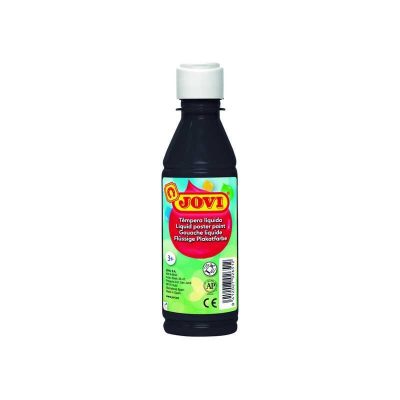 TEMPERA JOVI LIQUIDA 250ML NEGRO