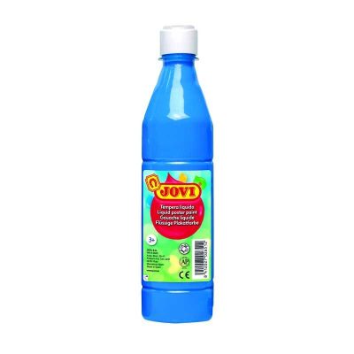 TEMPERA JOVI LIQUIDA 500ML AZUL CYAN