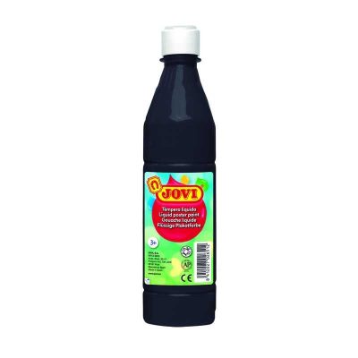 TEMPERA JOVI LIQUIDA 500ML NEGRO
