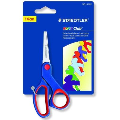 TIJERA ESCOLAR STAEDTLER ERGONOMICA DIESTROS 14CM