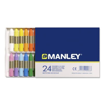CERAS MANLEY CAJA 24 COLORES