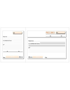 TALONARIO RECIBO LOAN 1/3 FOLIO CON MATRIZ T-16
