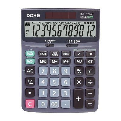 CALCULADORA MTL NEGRA GRANDE 79148