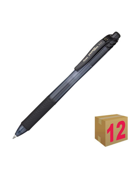BOLIGRAFO PENTEL ENERGEL X BL107 NEGRO C/12 BOLIGRAFO PENTEL ENERGEL X BL107 NEGRO C/12