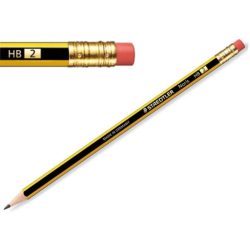 LÁPIZ STAEDTLER NORIS No2 HB CON GOMA