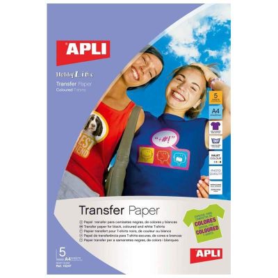 PAPEL TRANSFER OSCURO APLI 5H