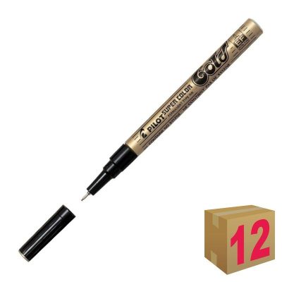 ROTULADOR PERMANENTE PILOT LIQUIDO ORO F C/12
