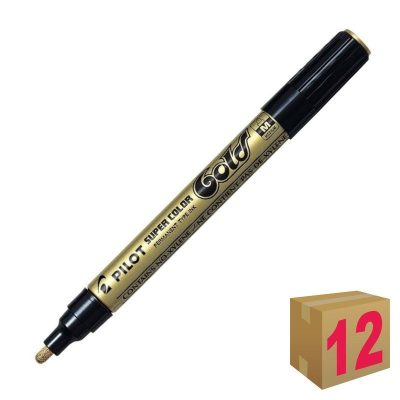 ROTULADOR PERMANENTE PILOT LIQUIDO ORO M C12