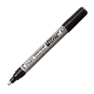 ROTULADOR PERMANENTE PILOT LIQUIDO PLATA M