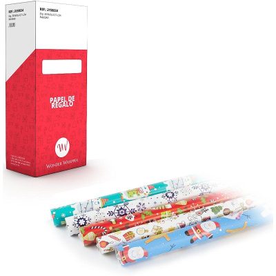 PAPEL REGALO NAVIDAD ROLLO 0 7X2 M CAJA 50 UDS