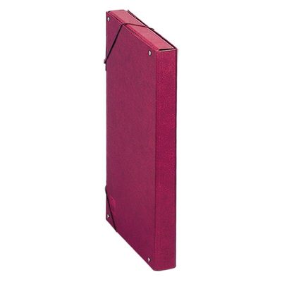 CARPETA PROYECTOS DOHE CARTON FORRADO 3CM ROJO