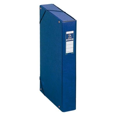 CARPETA PROYECTOS DOHE CARTON FORRADO 5CM AZUL