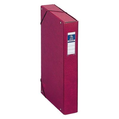 CARPETA PROYECTOS DOHE CARTON FORRADO 5CM ROJO