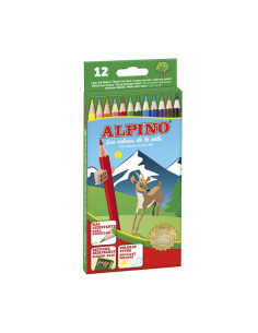 LÁPIZ ESCOLAR ALPINO CAJA 12 COLORES