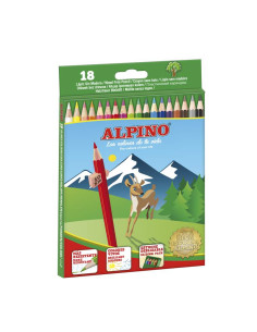 LÁPIZ ESCOLAR ALPINO CAJA 18 COLORES