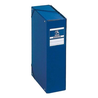 CARPETA PROYECTOS DOHE CARTON FORRADO 9CM AZUL
