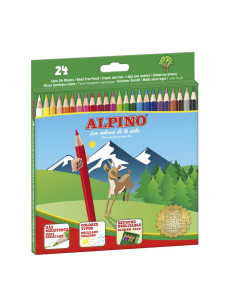 LÁPIZ ESCOLAR ALPINO CAJA 24 COLORES