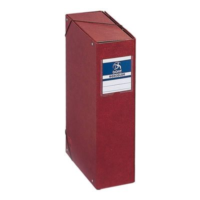 CARPETA PROYECTOS DOHE CARTON FORRADO 9CM MARRON